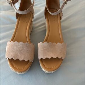 J. Crew Women's Beige Espadrille Sandals
